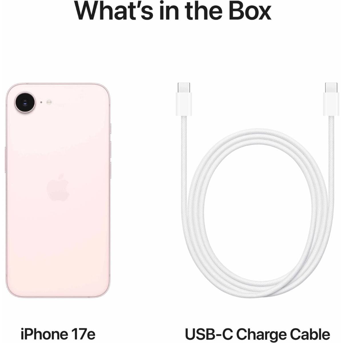 Apple iPhone 17e (256GB, Soft Pink) – 6.1-inch Super Retina XDR Display, A19 Chip, 48MP Camera, 5G Smartphone, iOS thumbnail 4
