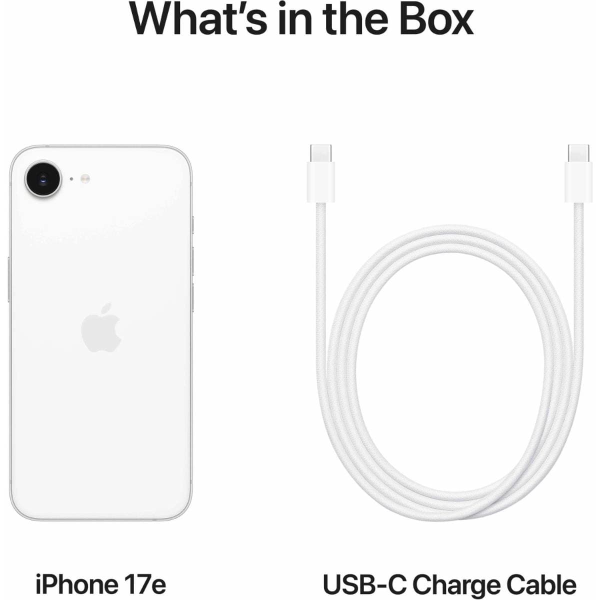 Apple iPhone 17e (256GB, White) – 6.1-inch Super Retina XDR Display, A19 Chip, 48MP Camera, 5G Smartphone, iOS thumbnail 4