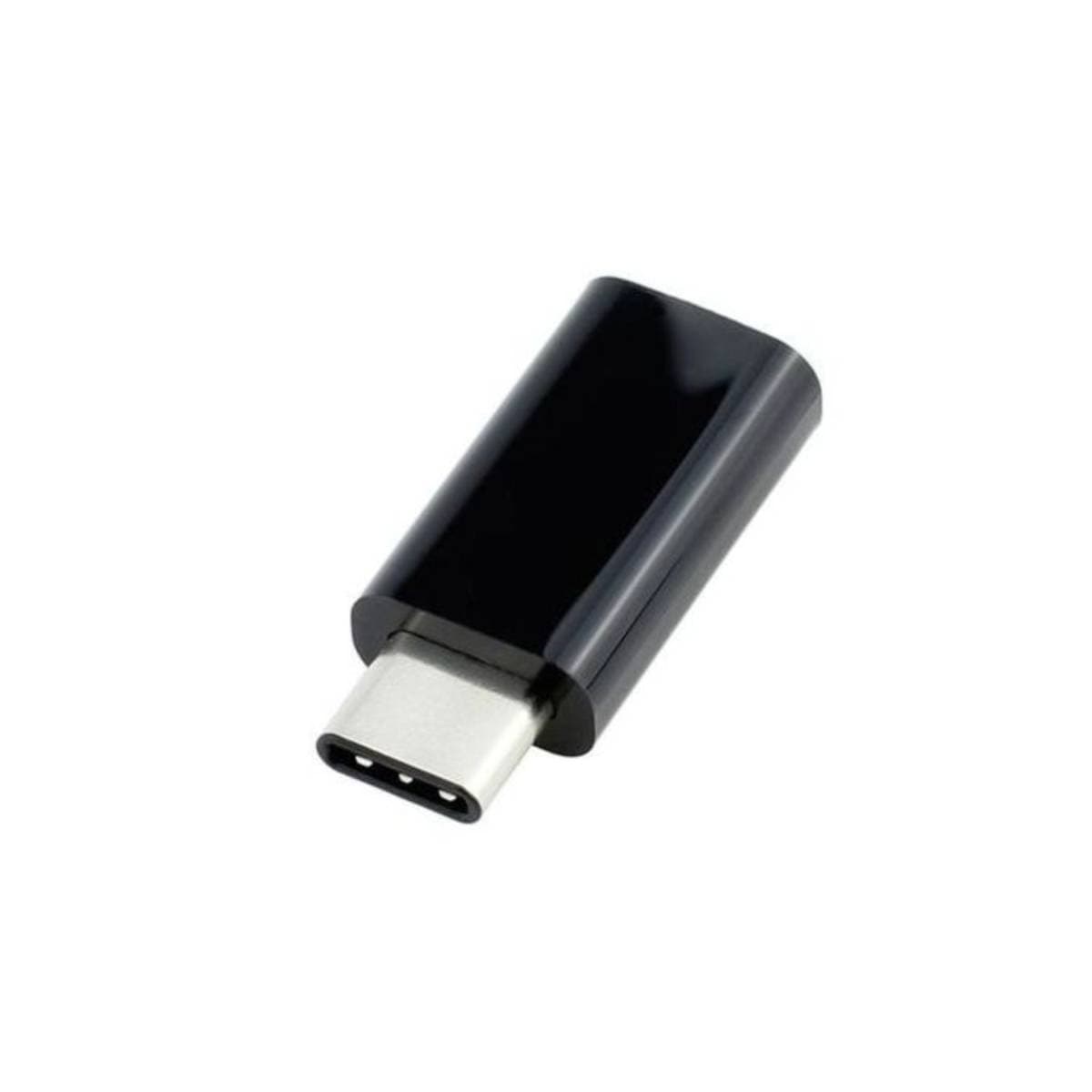 Micro USB Female to USB Type‑C Male Adapter for Raspberry Pi 4 | OTG Conversion Adapter | Compact USB Power/Data Connector thumbnail 3