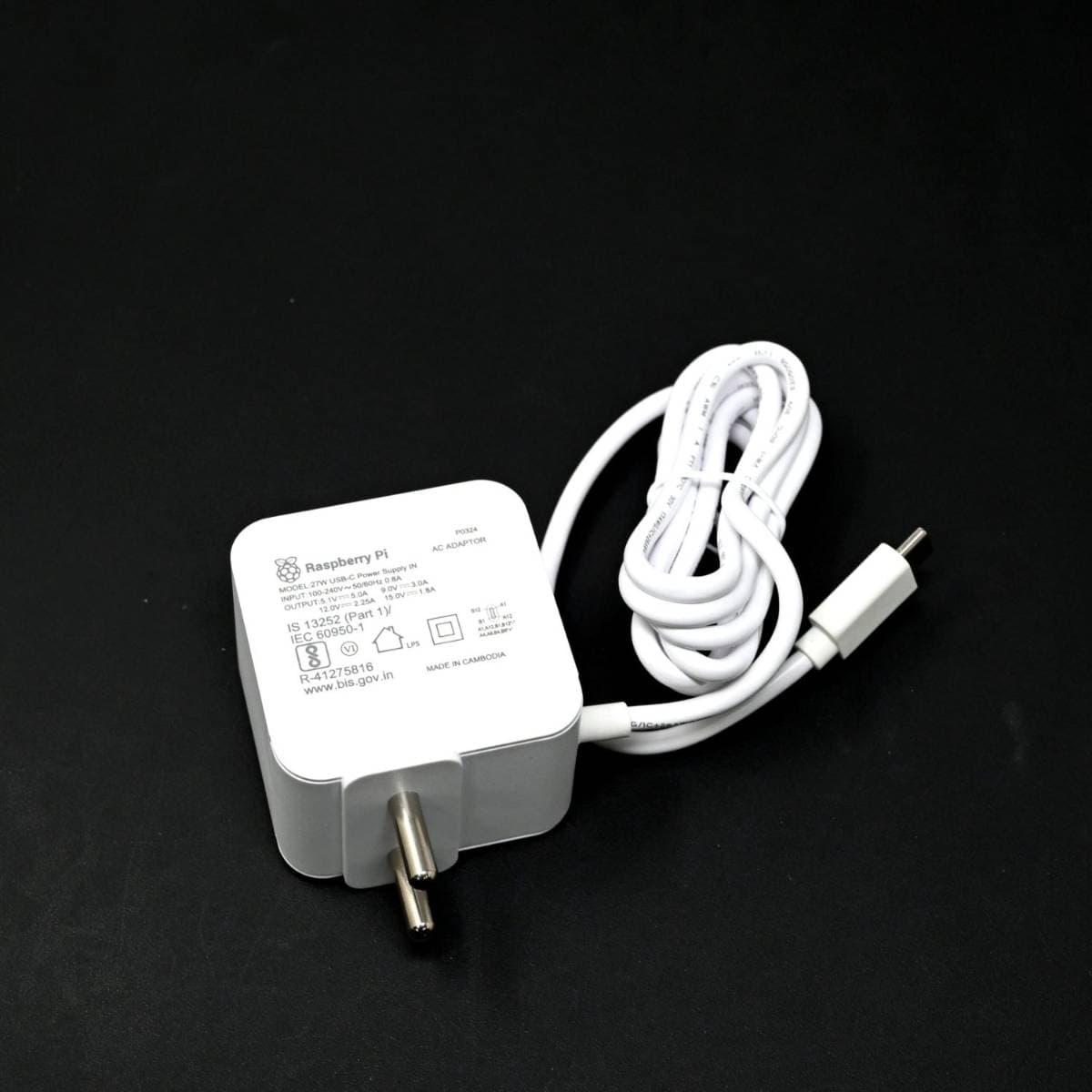 Official 27 W USB‑C PD Power Supply for Raspberry Pi 5 (White) | USB‑C Power Delivery Charger | Stable 5 V/20 V Dual Output | Reliable Pi 5 Adapter thumbnail 3