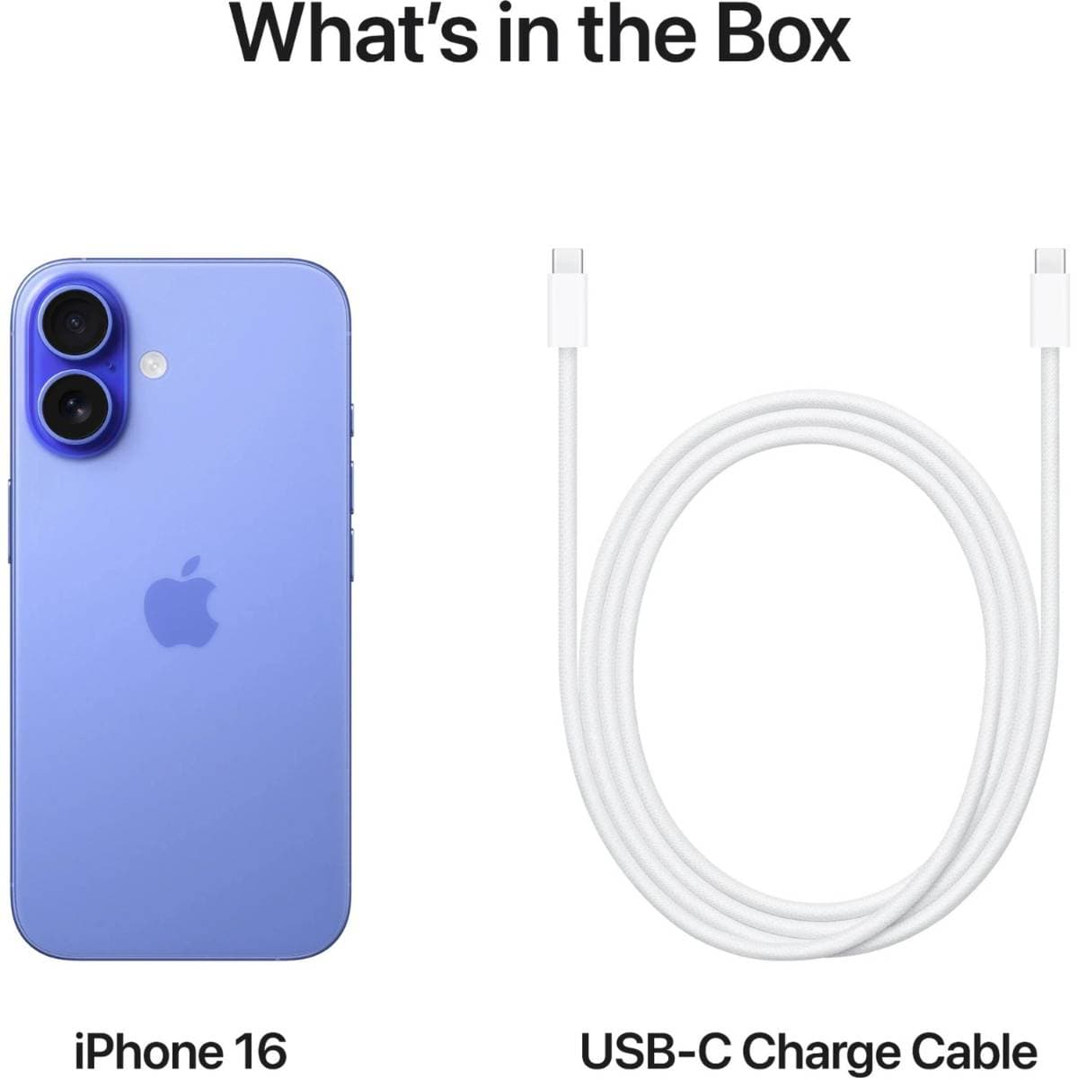 Apple iPhone 16 (128GB, Ultramarine) – 6.1-inch Super Retina XDR Display, A18 Chip, 48MP Dual Camera, 5G Smartphone, iOS thumbnail 5