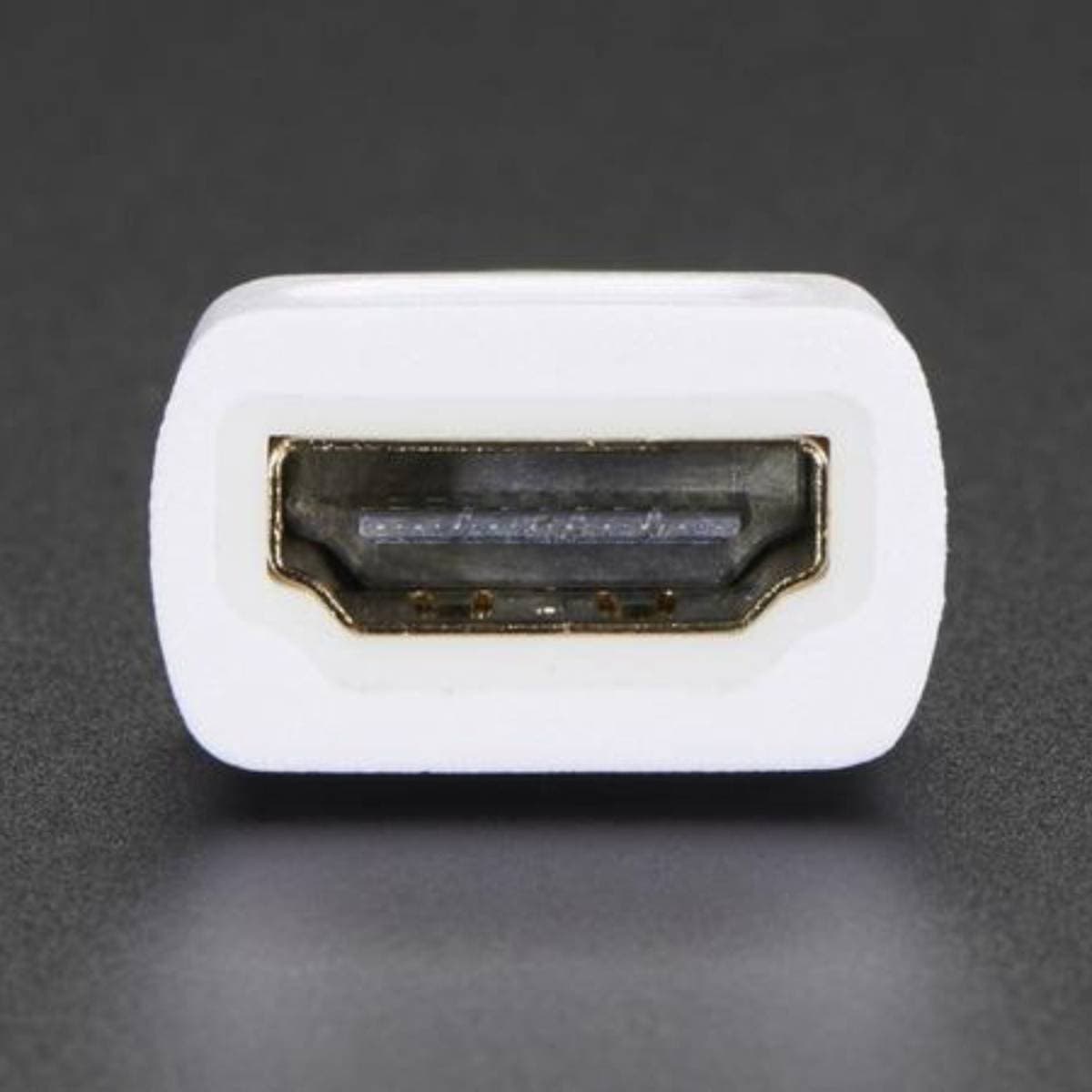 Official Raspberry Pi Mini HDMI Male to HDMI Female Adapter | HDMI Signal Converter | Compact Video Output Adapter thumbnail 2