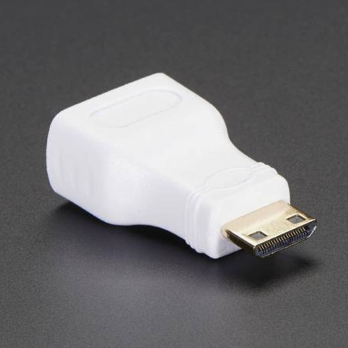 Official Raspberry Pi Mini HDMI Male to HDMI Female Adapter | HDMI Signal Converter | Compact Video Output Adapter thumbnail 1