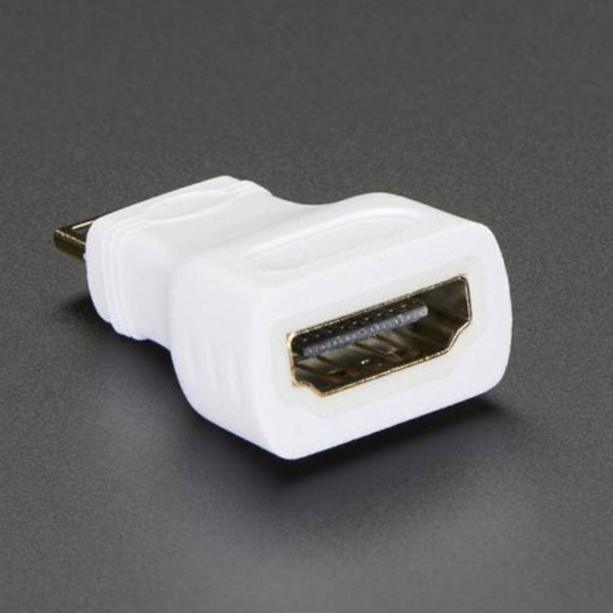 Official Raspberry Pi Mini HDMI Male to HDMI Female Adapter | HDMI Signal Converter | Compact Video Output Adapter thumbnail 3