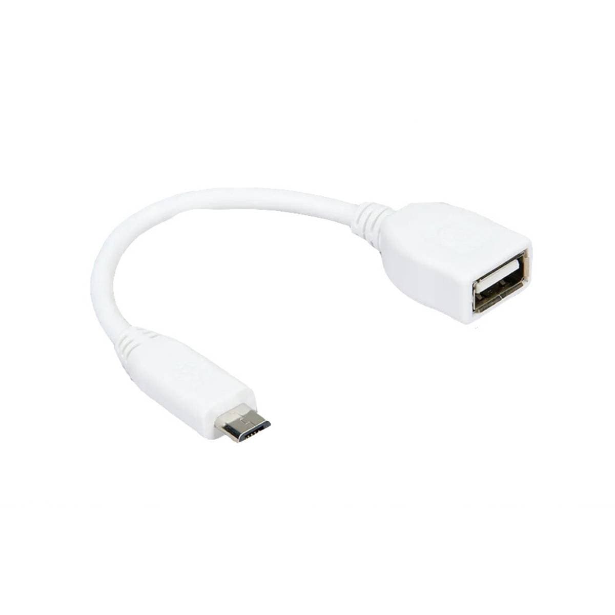 Official Raspberry Pi Micro USB-B Male to USB-A Female Adapter | USB OTG Host Cable | Connect Keyboard, Mouse & USB Devices thumbnail 1