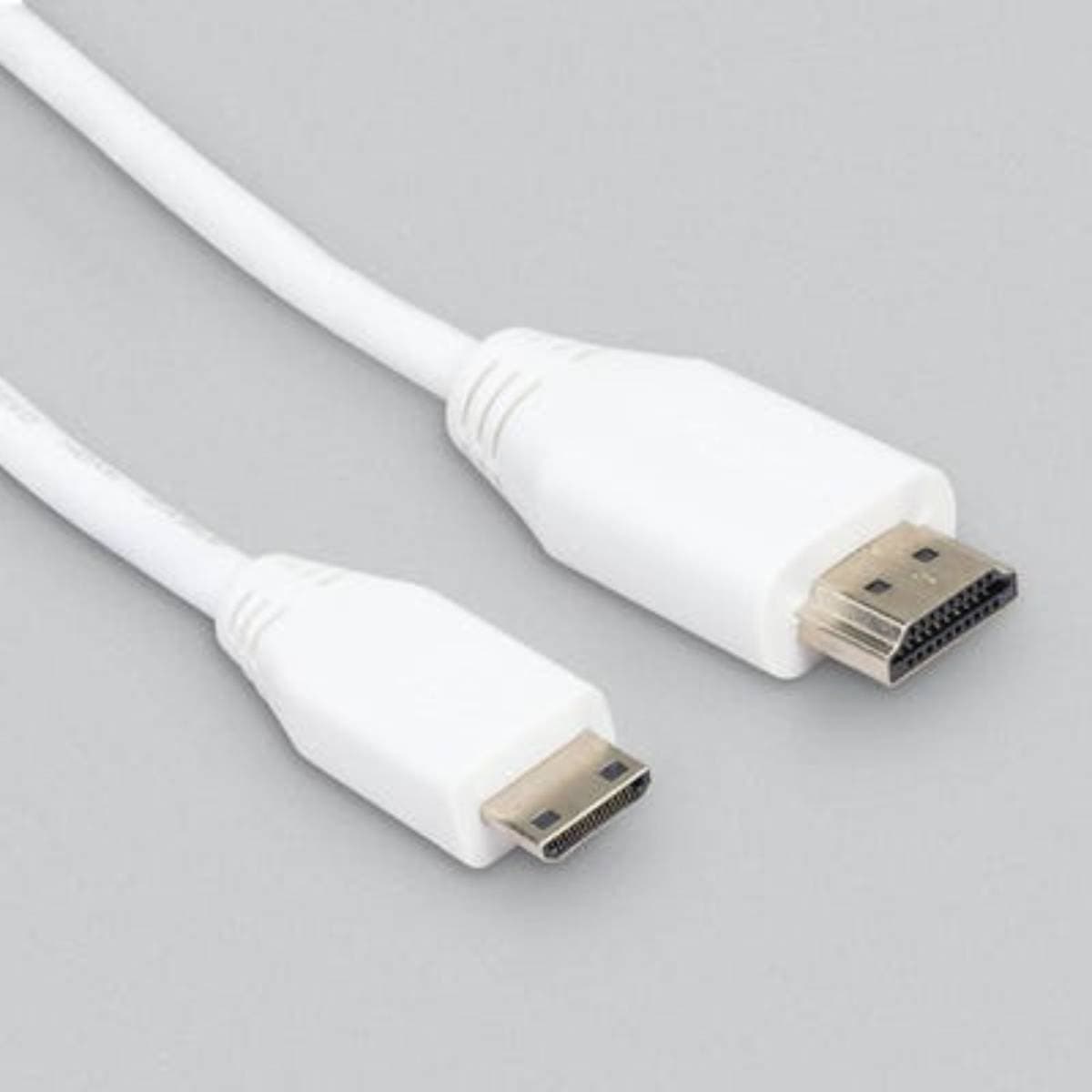 Official Raspberry Pi Mini HDMI to Standard HDMI Cable 1m (White) | 4K 60Hz High-Speed HDMI Cable | Mini HDMI to HDMI Male Cable for Raspberry Pi Zero thumbnail 1