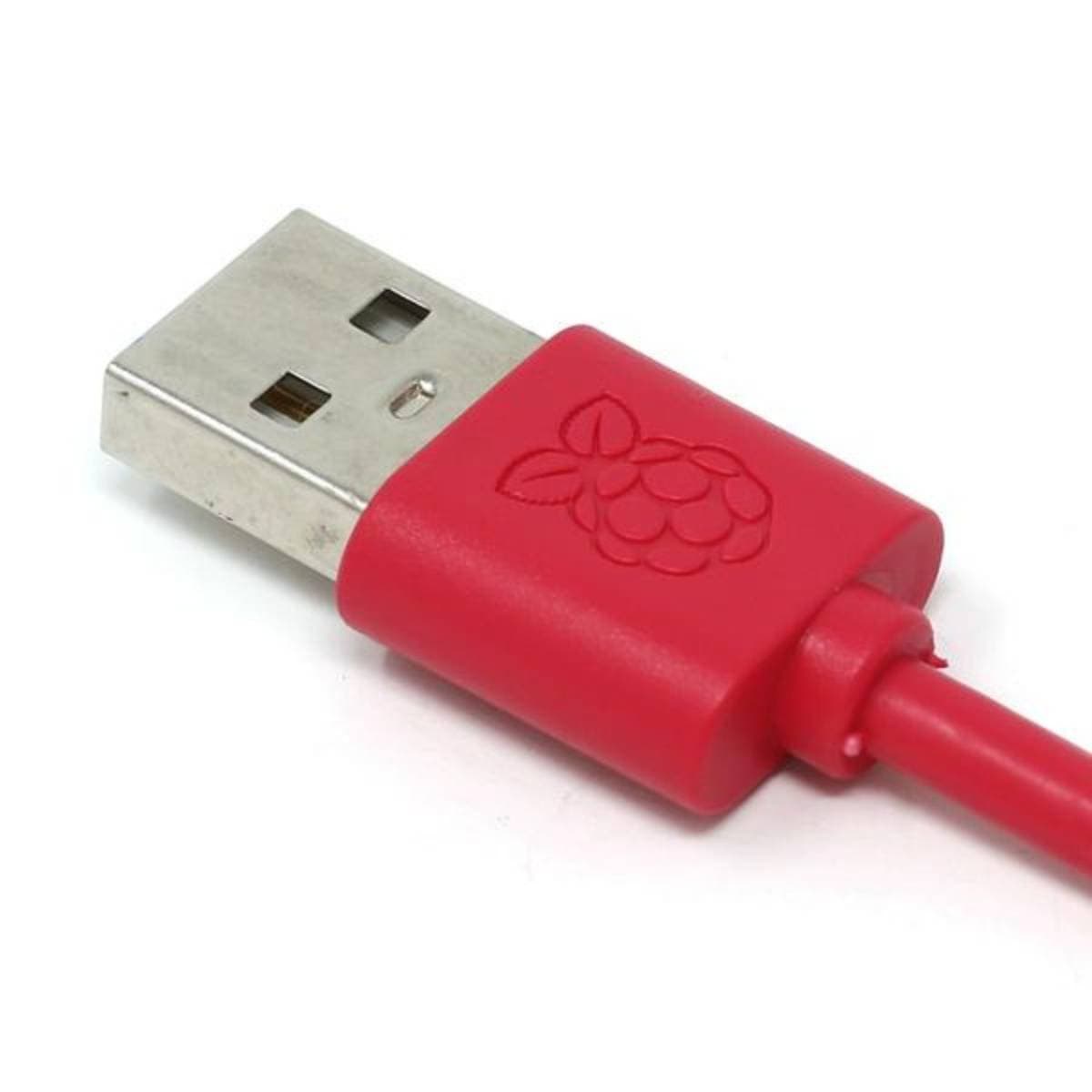 Official Raspberry Pi USB-A Male to Micro USB Male Cable 1m (Red) | Charging & Data Sync Cable | Compatible with Raspberry Pi Zero, Pico & Micro USB Devices thumbnail 3