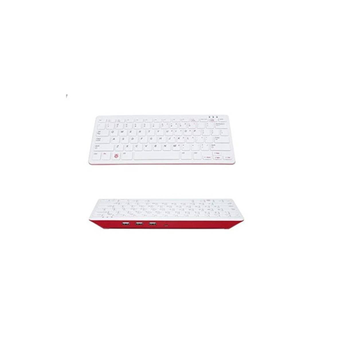 Official Raspberry Pi Keyboard Black Grey Wired USB Keyboard with 3 USB Hub Ports Compact 78 Key US Layout for Raspberry Pi PC and Development Use thumbnail 3