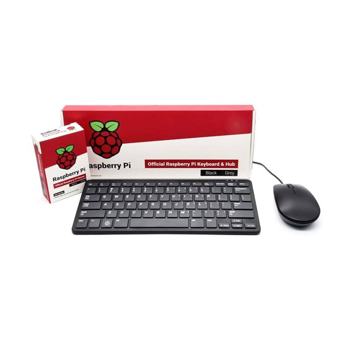 Official Raspberry Pi Keyboard Black Grey Wired USB Keyboard with 3 USB Hub Ports 78 Key US Layout Compact Design for Raspberry Pi PC and Laptop thumbnail 4