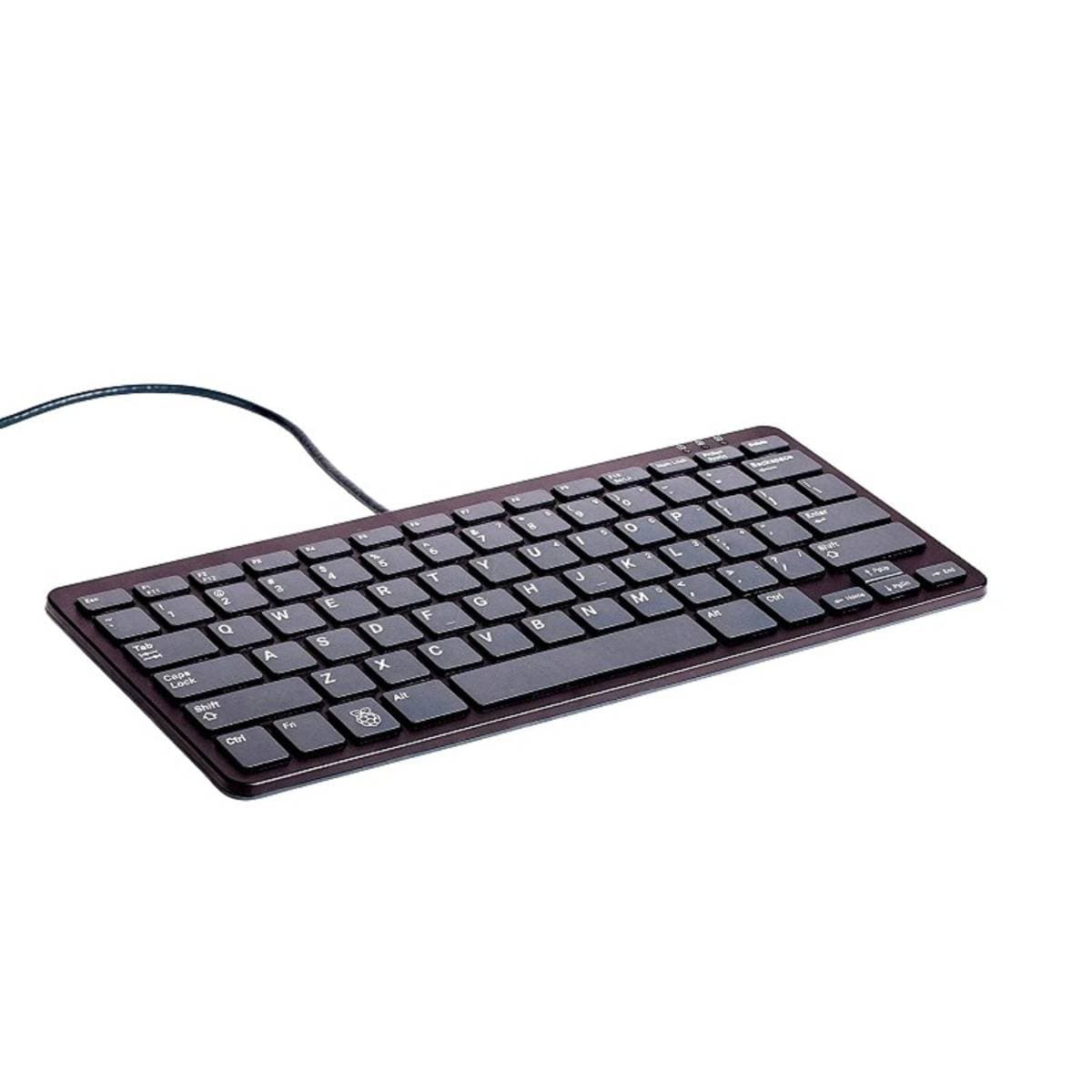Official Raspberry Pi Keyboard Black Grey Wired USB Keyboard with 3 USB Hub Ports 78 Key US Layout Compact Design for Raspberry Pi PC and Laptop thumbnail 3