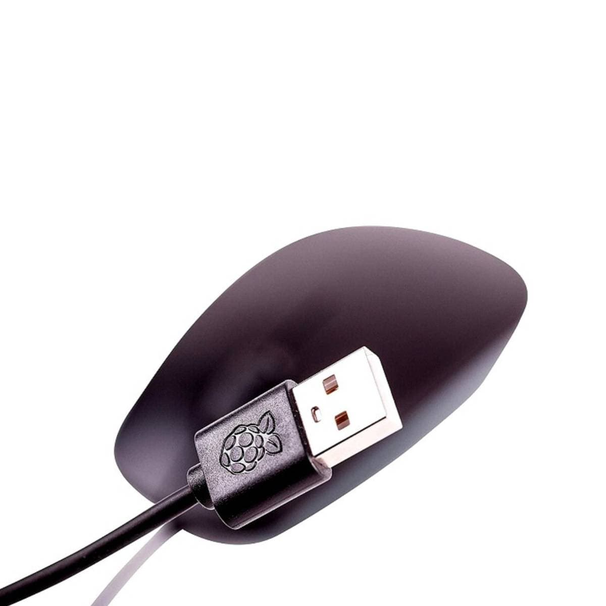 Official Raspberry Pi USB Optical Mouse Black Grey Wired 3 Button Scroll Wheel Ergonomic Design for Raspberry Pi PC and Laptop thumbnail 4
