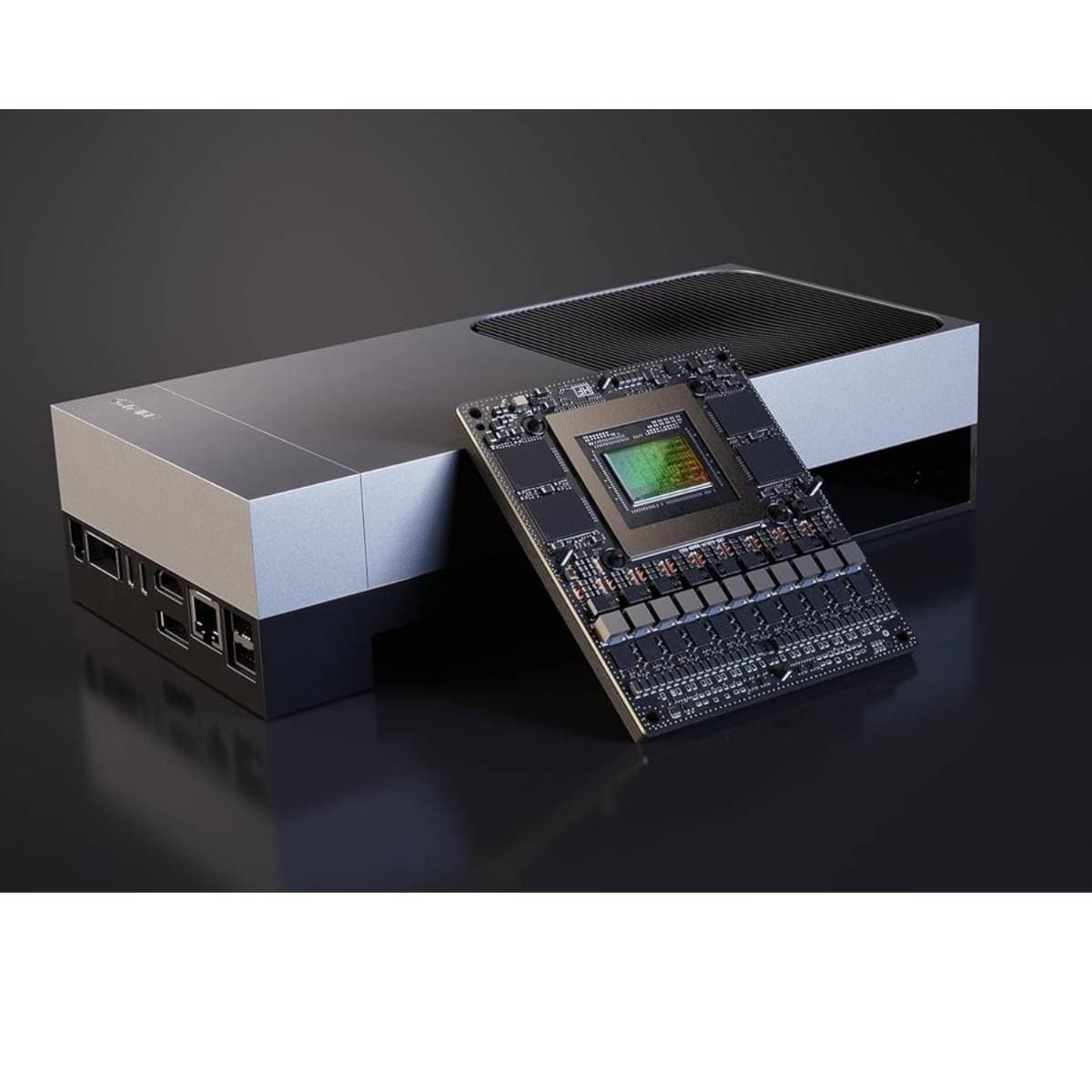 NVIDIA Jetson AGX Thor Developer Kit – Ultra-High-Performance AI & Robotics Embedded System with 2070 FP4 TFLOPS Blackwell GPU, 128 GB RAM, Multi-Sensor & Vision AI Support – Edge AI Computer for Humanoid Robotics & Physical AI thumbnail 2