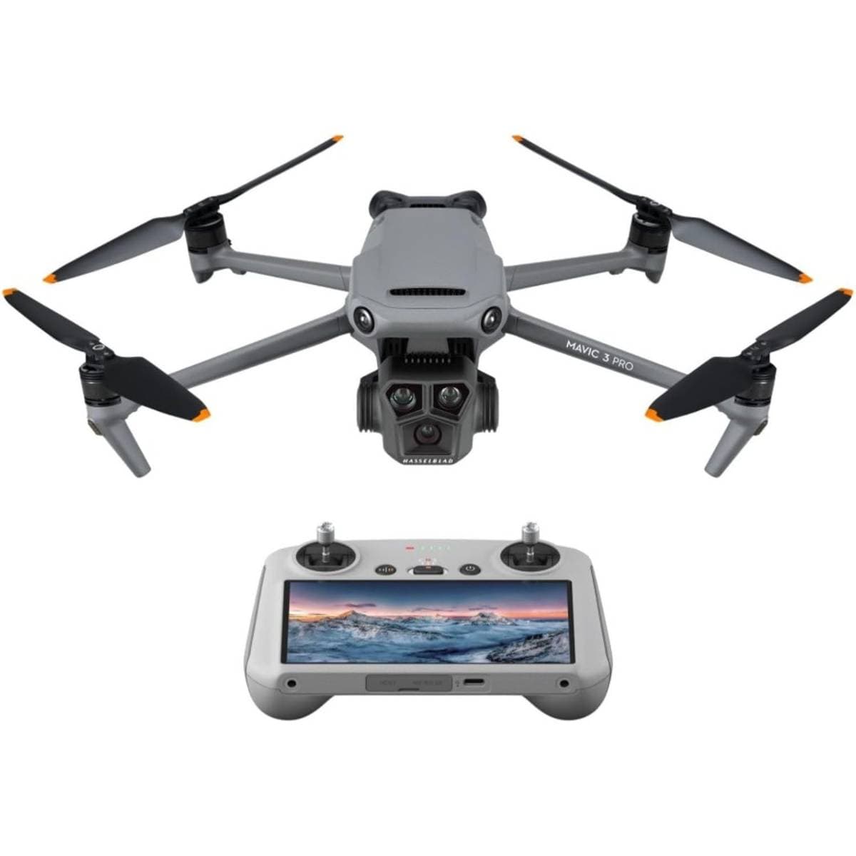 DJI Mavic 3 Pro with RC, Flagship Triple-Camera Drone with 4/3 CMOS Hasselblad 4K Camera, 43-Min Flight Time, 15km HD Video Transmission, FAA Remote ID Compliant, for Adults