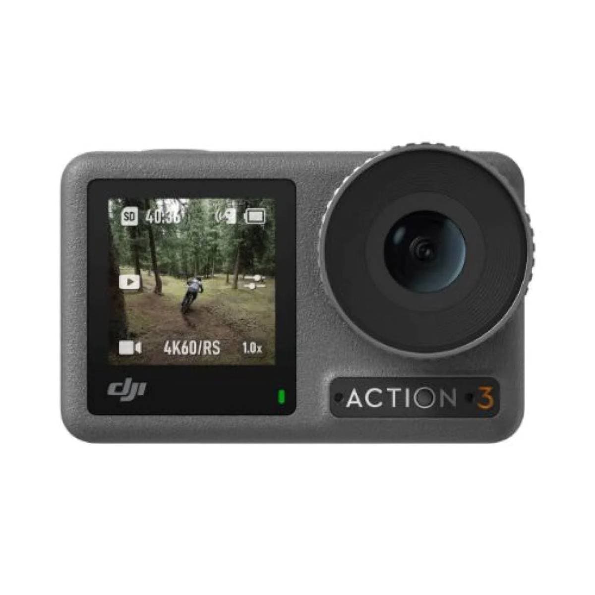 DJI Osmo Action 3 Waterproof Action Camera with 4K 120fps Video, 1/1.7 Inch Sensor, Dual Touchscreens, RockSteady Stabilization, Ultra Wide 155 Degree Field of View and Long Battery Life