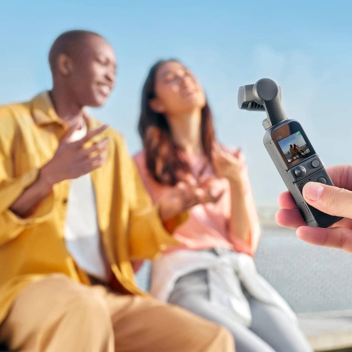 DJI Pocket 2 Handheld Gimbal Camera with 1/1.7 Inch CMOS Sensor, 4K 60fps Video, 3-Axis Stabilization, AI ActiveTrack, Wide-Angle Lens, Compact Pocket-Sized Design for Vlogging, Travel, and Content Creation  thumbnail 5