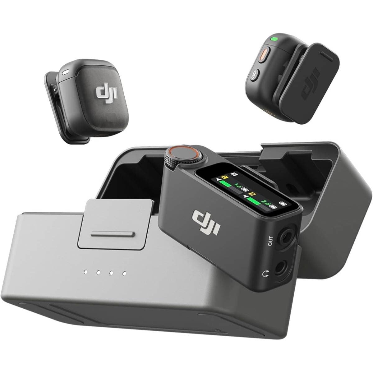 DJI Mic 3 Wireless Microphone System with 32 Bit Float Recording, Adaptive Gain Control, Multi Transmitter Support, Noise Cancellation, Timecode Sync and Long Battery Life for Vlogging, Interviews and Professional Audio Recording