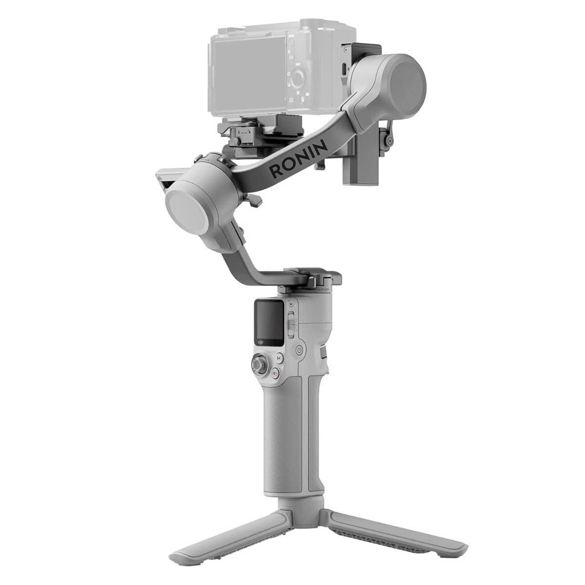 DJI RS 4 Mini Camera Gimbal Stabilizer with 3 Axis Stabilization, 2kg Payload, Intelligent Tracking Support, Auto Axis Locks and Native Vertical Shooting for Mirrorless Cameras and Smartphones