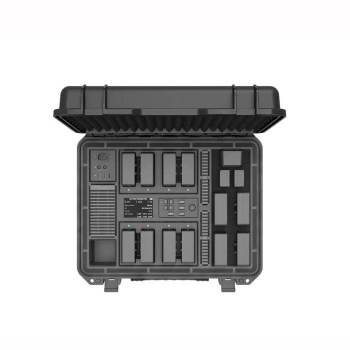 DJI TB50 Battery Station – Professional Charging, Storage & Transportation Hub for TB50 Intelligent Batteries with Multiple Charging Modes, LCD Display & Safety Features thumbnail 3