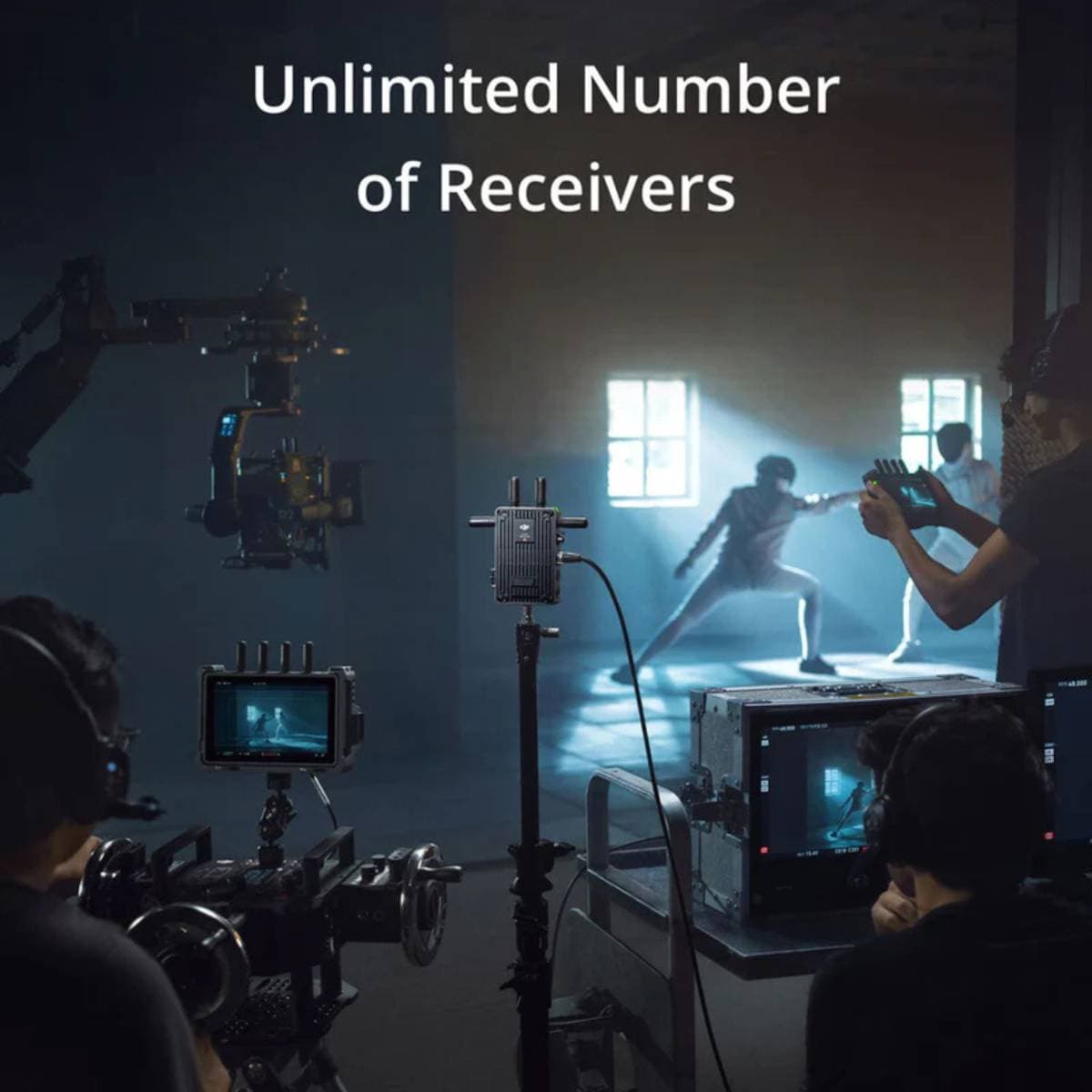 DJI Transmission (Standard Combo) – Professional Wireless Video Transmission System with Long‑Range, Low‑Latency 1080 p/60 fps Feed, Unlimited Receivers & Metadata Support, (best price in india) thumbnail 3