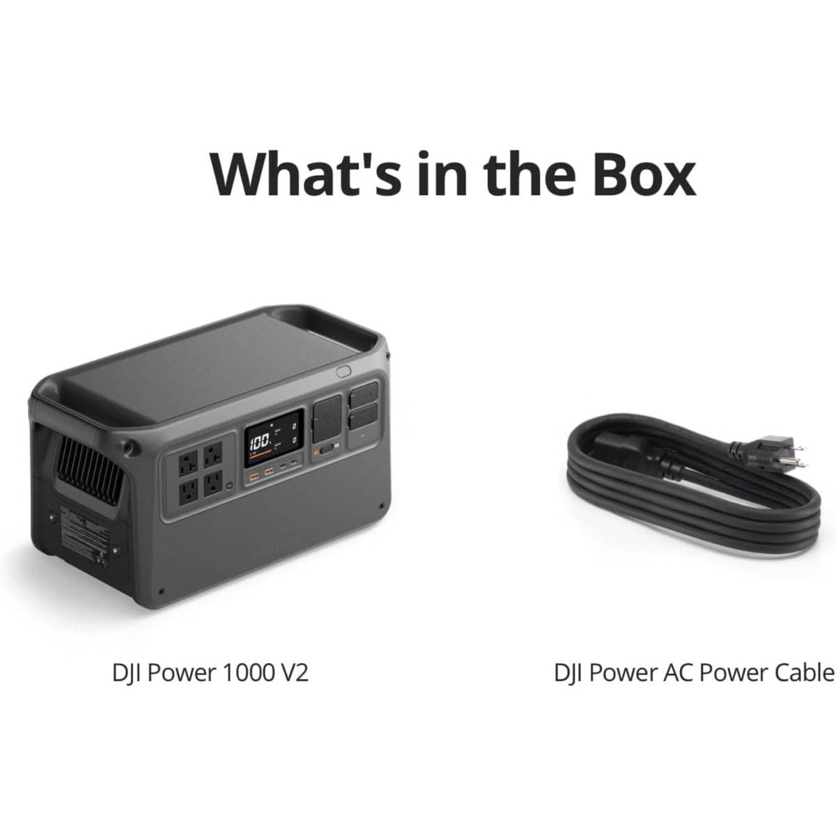 DJI Power 1000 V2 Portable Power Station – 1024 Wh High‑Capacity Battery with 2600 W Continuous Output, Fast Charging, Multiple Port Outputs, Solar/Car/Grid Compatible ,(Best Price In India) thumbnail 5