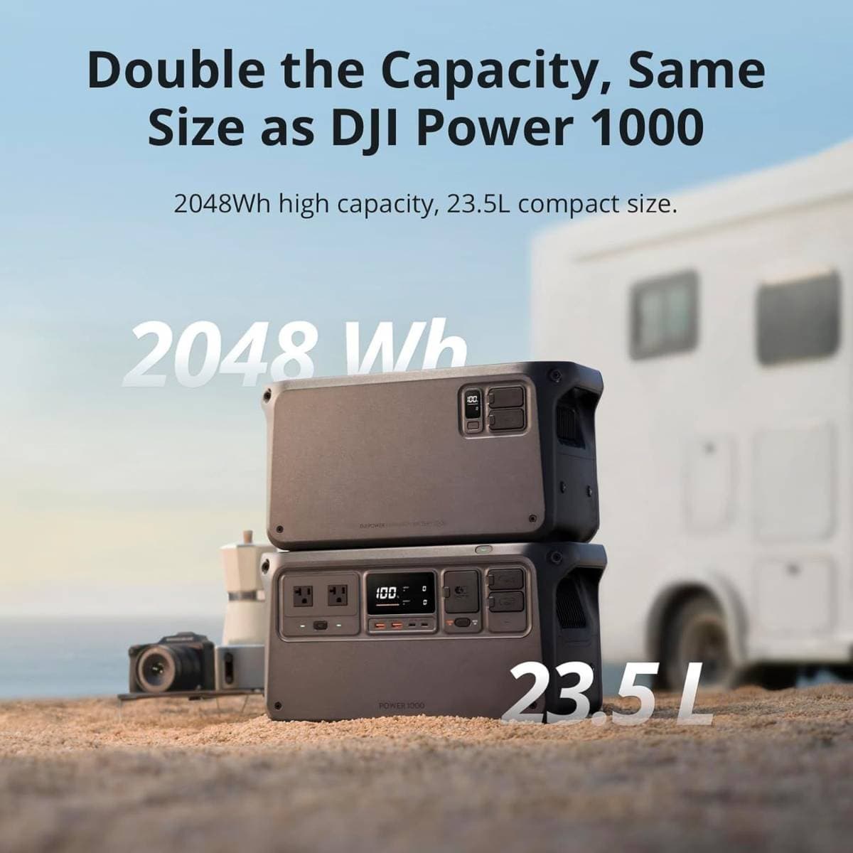 DJI Power Expansion Battery 2000 – 2048 Wh High‑Capacity Expansion Battery for DJI Power Stations with Stackable Design and High Output Performance thumbnail 2