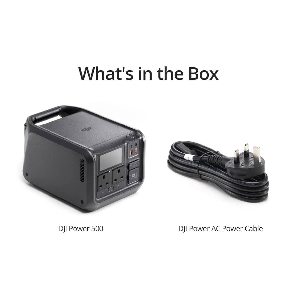 DJI Power 500 Portable Power Station, 512Wh LFP (LiFePO4) Battery, 70-Minute Fast Charging, 1000W Max Output, Soalr Generator for Home Backup, Camping & RVs, Off-grid, Power Outage thumbnail 6