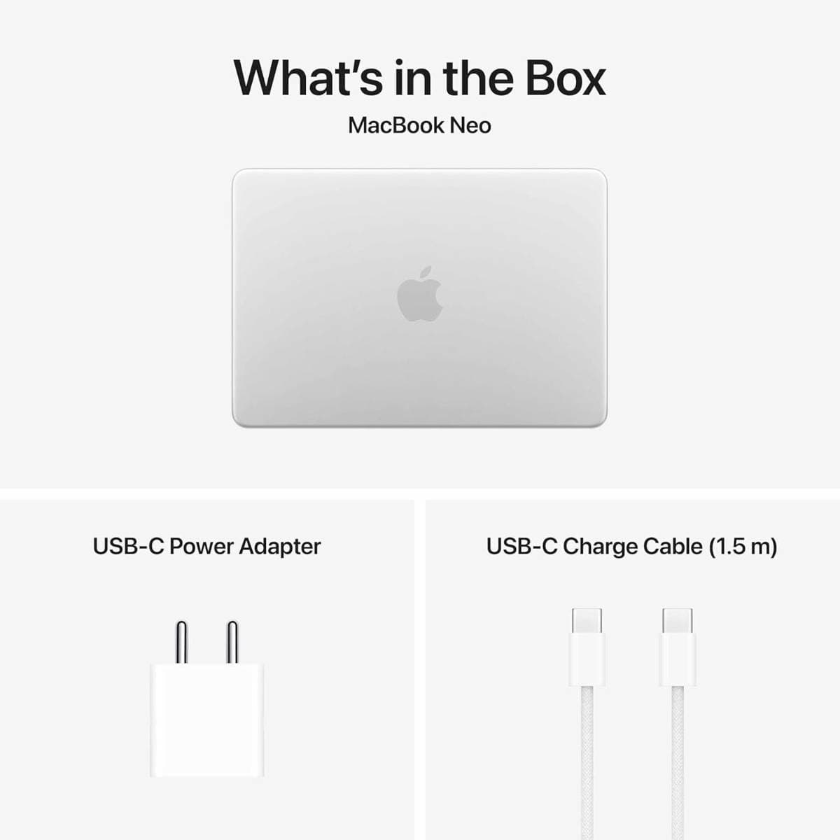 Apple MacBook Neo A18 Pro chip (8GB RAM/ 256GB SSD/ 13 Inch Liquid Retina Display/ 6‑core CPU and 5‑core GPU/ Silver) Best Price In India thumbnail 4