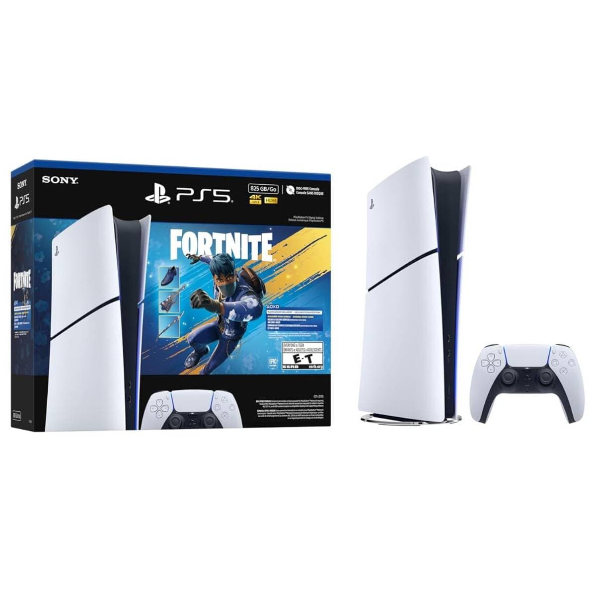 Buy Sony PlayStation 5 Digital Edition Fortnite Flowering Chaos Bundle 825GB Price in India | PS5 Digital Console with Fortnite Pack – Globlekart thumbnail 1