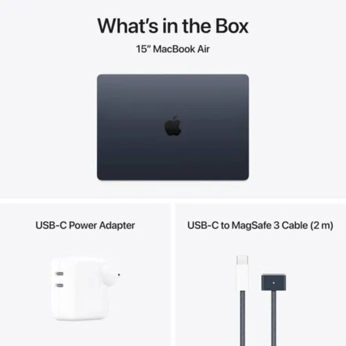 Apple MacBook Air M5 Chip (16GB RAM/ 1TB SSD/ 15 Inch Liquid Retina Display/ 10‑core CPU and 10‑core GPU/ Midnight) thumbnail 5