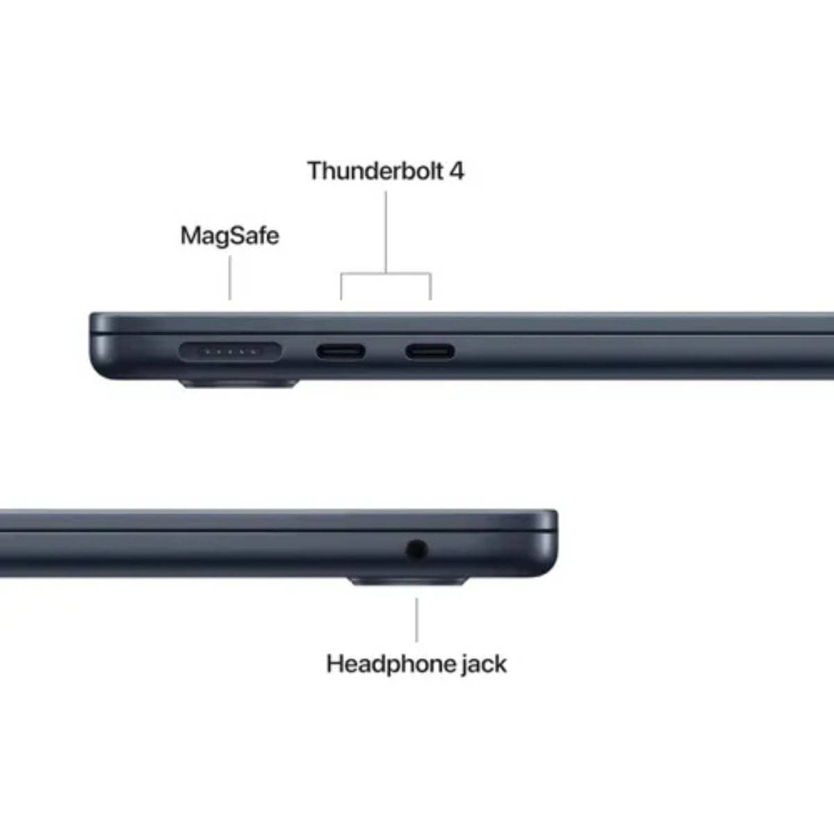 Apple MacBook Air M5 Chip (16GB RAM/ 1TB SSD/ 15 Inch Liquid Retina Display/ 10‑core CPU and 10‑core GPU/ Midnight) thumbnail 4