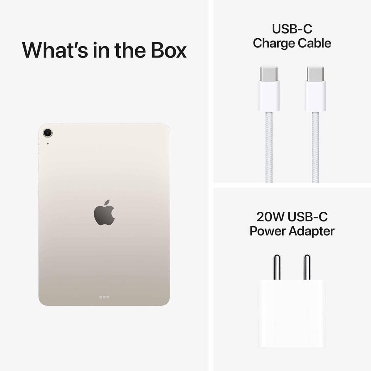 Apple iPad Air M4 2026 11‑inch Wi‑Fi 128GB Starlight Tablet with Liquid Retina Display Touch ID M4 Chip Long‑Lasting Performance and Apple Pencil Support (best price in india) thumbnail 6