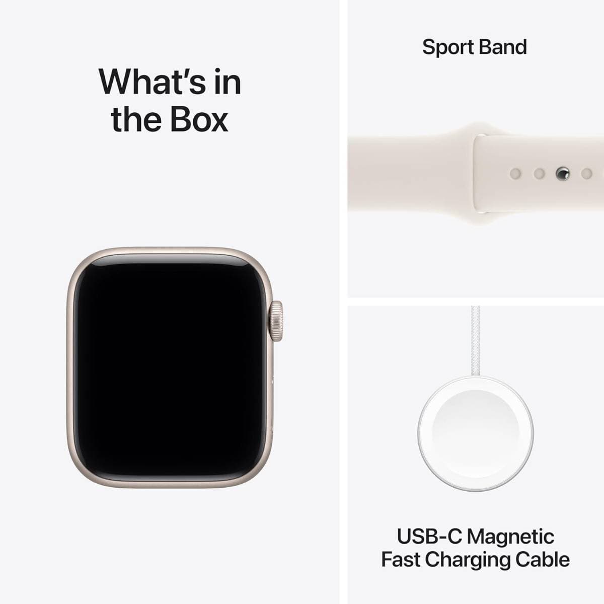 Apple Watch SE 3 GPS + Cellular 40mm Starlight Aluminium Case with Starlight Sport Band M/L | Always-On Retina Display | S10 Chip | Fitness & Health Tracking | 50m Water Resistant | Smartwatch for iPhone thumbnail 6