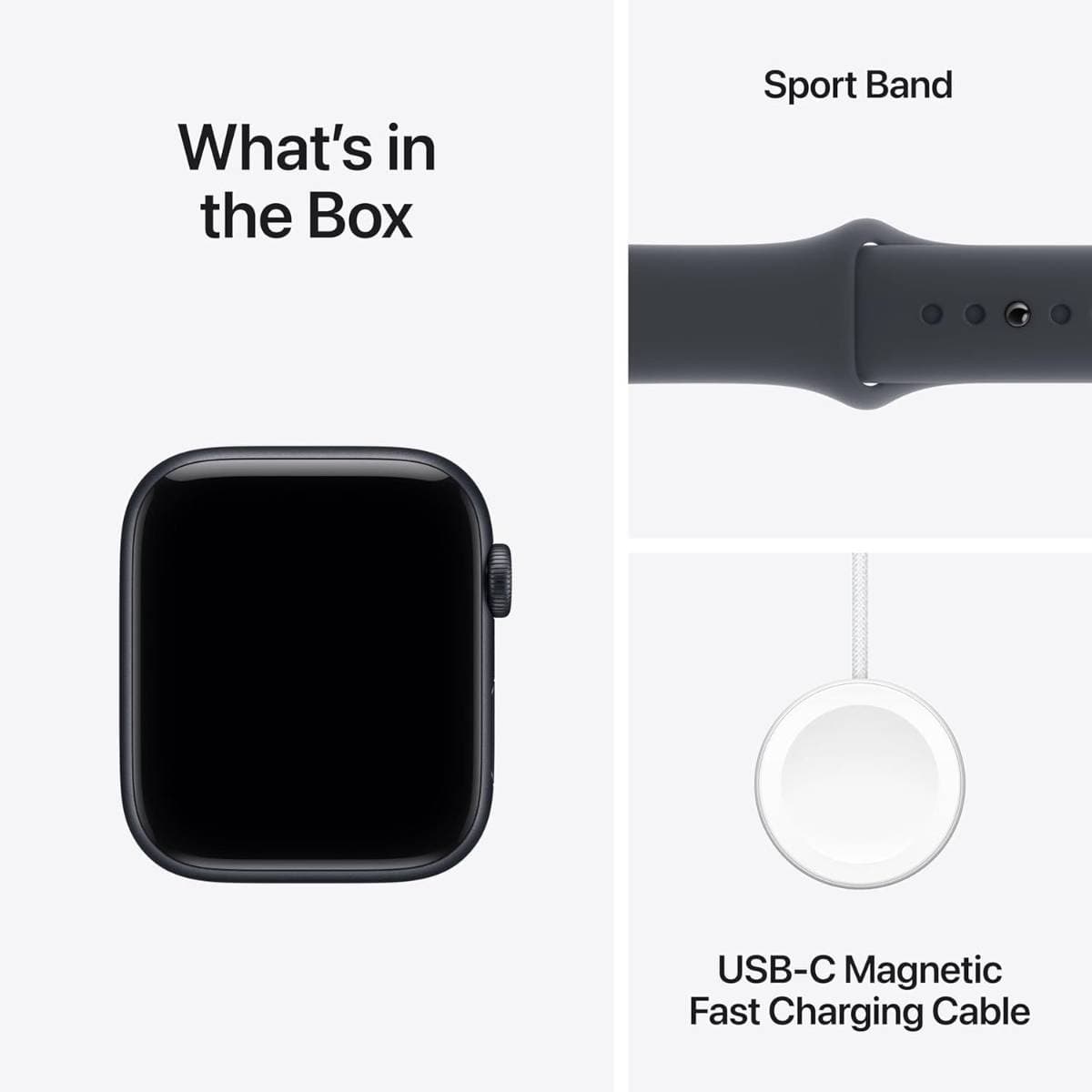 Apple Watch SE 3 GPS + Cellular 40mm Midnight Aluminium Case with Midnight Sport Band S/M | Always-On Retina Display | S10 Chip | Fitness & Health Tracking | 50m Water Resistant | Smartwatch for iPhone thumbnail 3