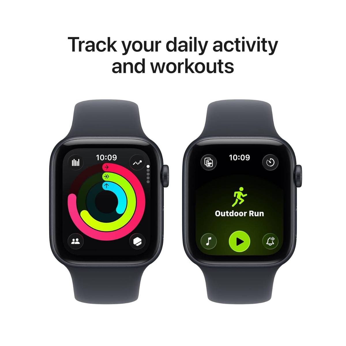 Apple Watch SE 3 GPS + Cellular 40mm Midnight Aluminium Case with Midnight Sport Band S/M | Always-On Retina Display | S10 Chip | Fitness & Health Tracking | 50m Water Resistant | Smartwatch for iPhone thumbnail 2