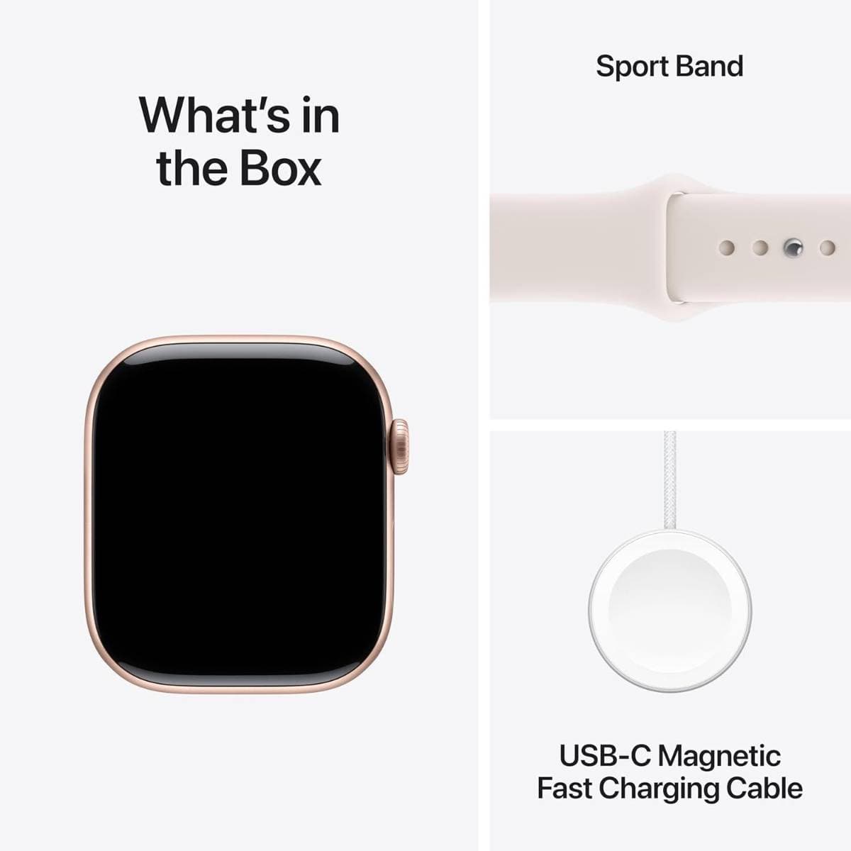 Apple Watch Series 11 GPS 46mm Space Grey Aluminium Case with Black Sport Band S/M | Always‑On Retina Display | S10 Chip | Advanced Health & Safety Tracking | 50m Water Resistant | Smartwatch for iPhone thumbnail 6