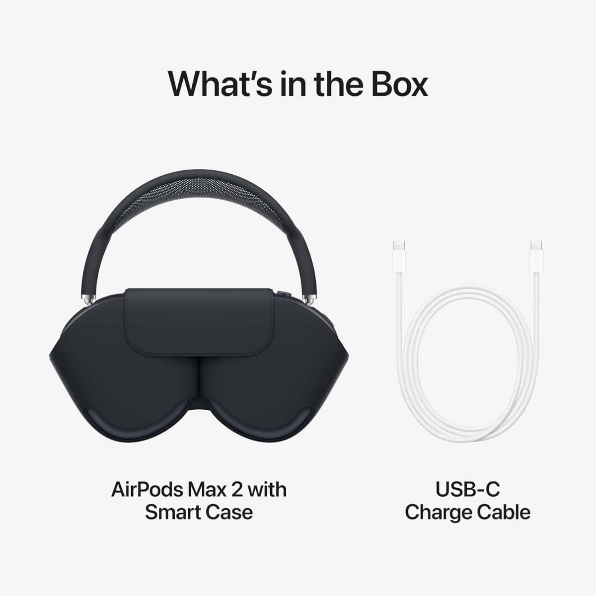 Apple AirPods Max 2 USB-C Midnight | Active Noise Cancellation | Adaptive Audio | Personalized Spatial Audio | H2 Chip | Premium Over-Ear Headphones for iPhone thumbnail 4