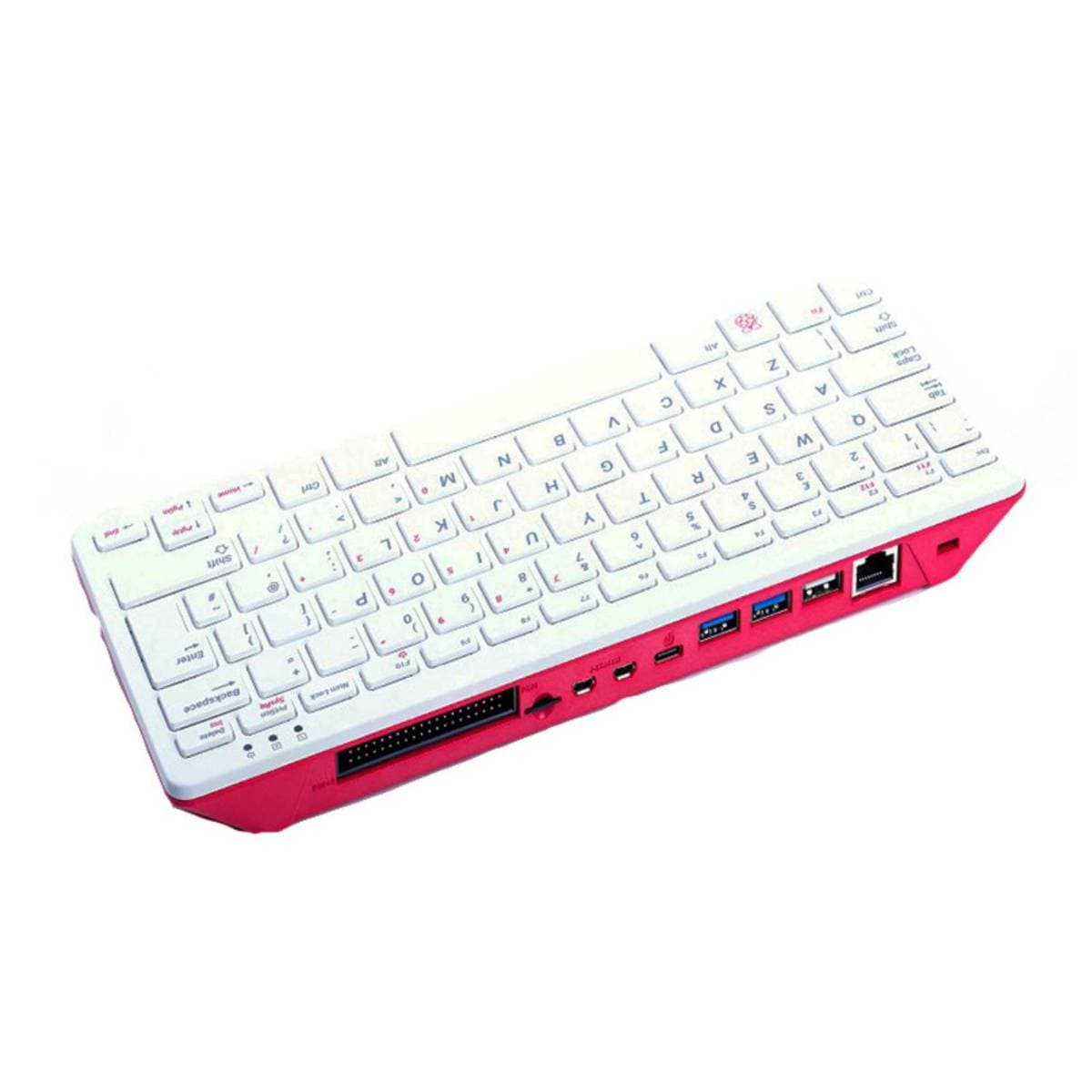 Raspberry Pi 400 Personal Computer – US Keyboard Layout, Built-in Quad-Core Cortex-A72 @1.8 GHz, 4GB RAM, Dual-Band Wi-Fi & Bluetooth 5.0 – Compact Keyboard PC with Dual 4K HDMI, Gigabit Ethernet & 40-Pin GPIO