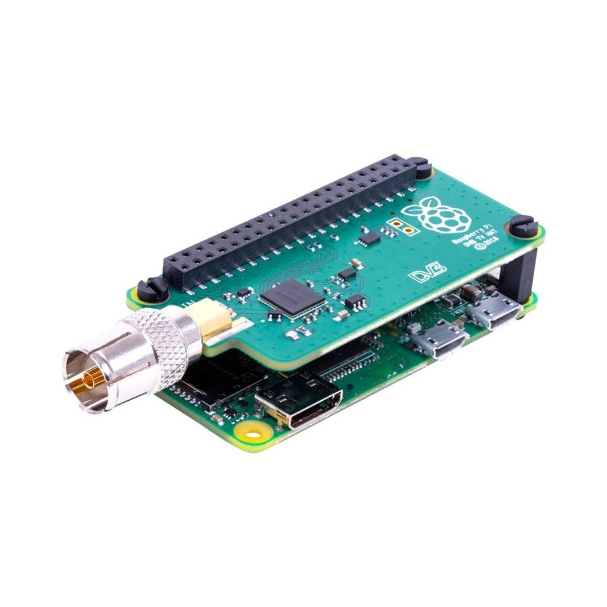 Raspberry Pi TV HAT | Digital TV Tuner Add‑On for Raspberry Pi | DVB‑T2 Receiver | Live TV & Recording Support
