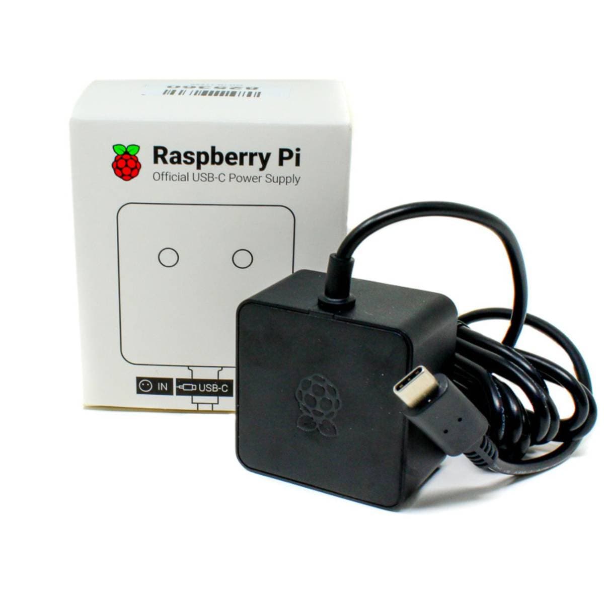 Official USB‑C 15.3 W Power Supply for Raspberry Pi 4 (Black) | 5.1 V 3 A Fast Charger Adapter | Premium USB‑C Wall Adapter