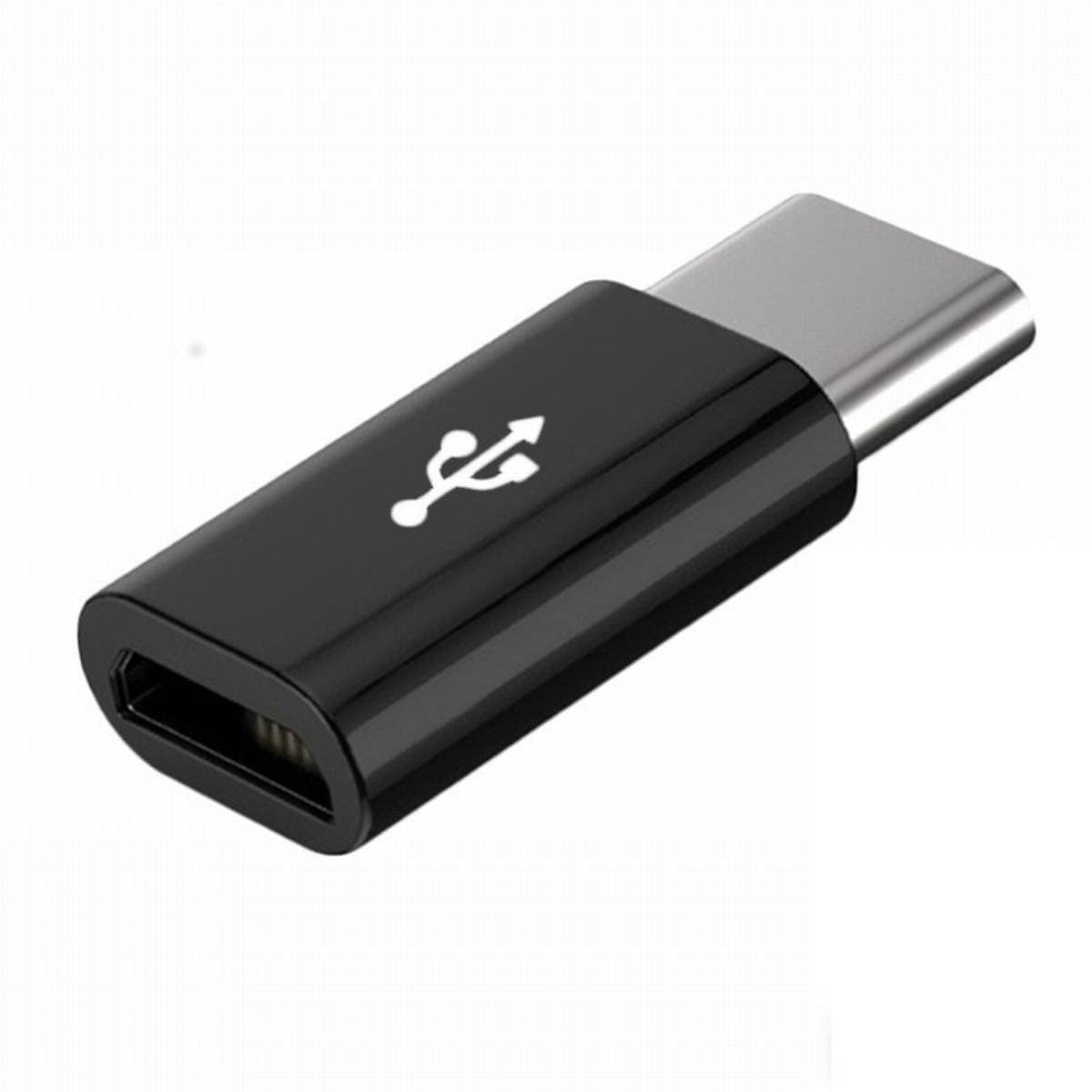 Micro USB Female to USB Type‑C Male Adapter for Raspberry Pi 4 | OTG Conversion Adapter | Compact USB Power/Data Connector