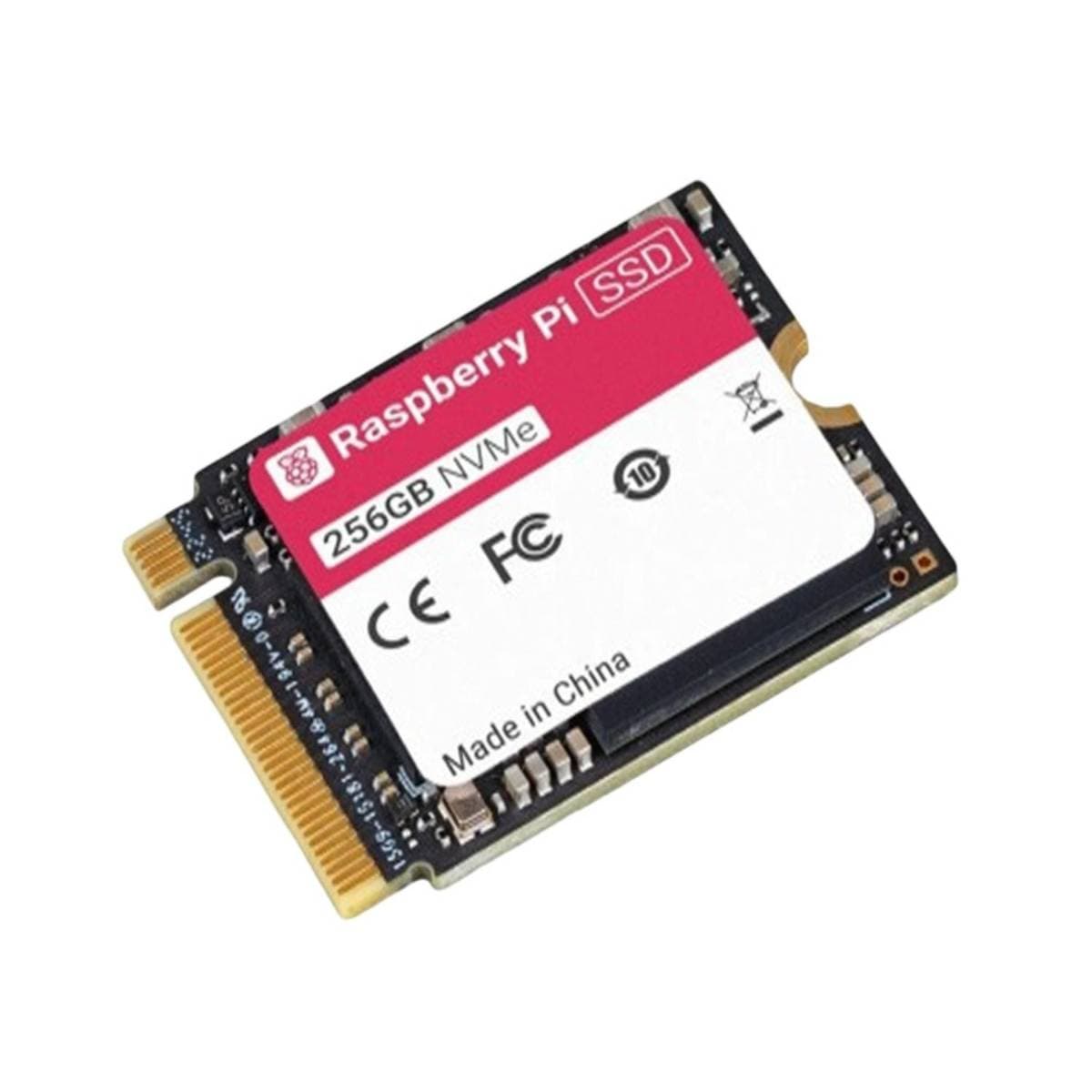 Official Raspberry Pi 256GB NVMe SSD IOPS5 High Speed PCIe Storage for Raspberry Pi 5 Compact M.2 SSD Fast Boot and Data Transfer for IoT Servers and Projects