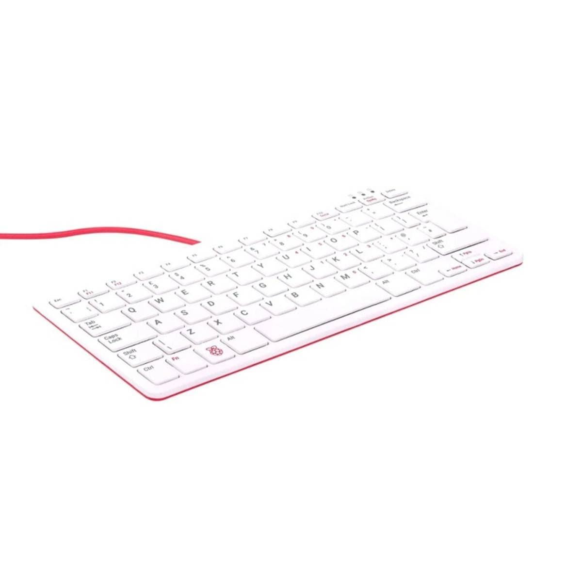 Official Raspberry Pi Keyboard Black Grey Wired USB Keyboard with 3 USB Hub Ports Compact 78 Key US Layout for Raspberry Pi PC and Development Use