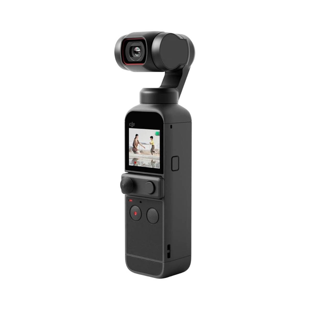 DJI Pocket 2 Handheld Gimbal Camera with 1/1.7 Inch CMOS Sensor, 4K 60fps Video, 3-Axis Stabilization, AI ActiveTrack, Wide-Angle Lens, Compact Pocket-Sized Design for Vlogging, Travel, and Content Creation